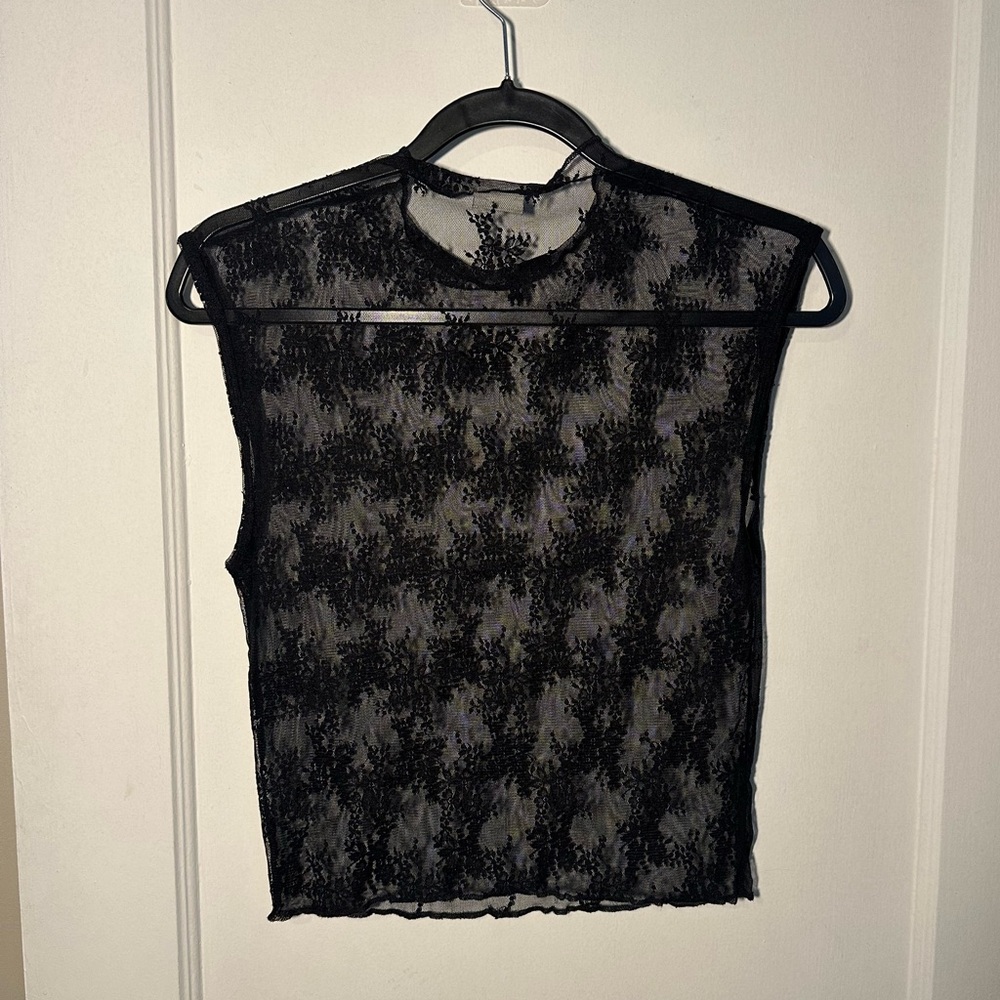 Abercrombie Paloma Mesh Top (Size M)